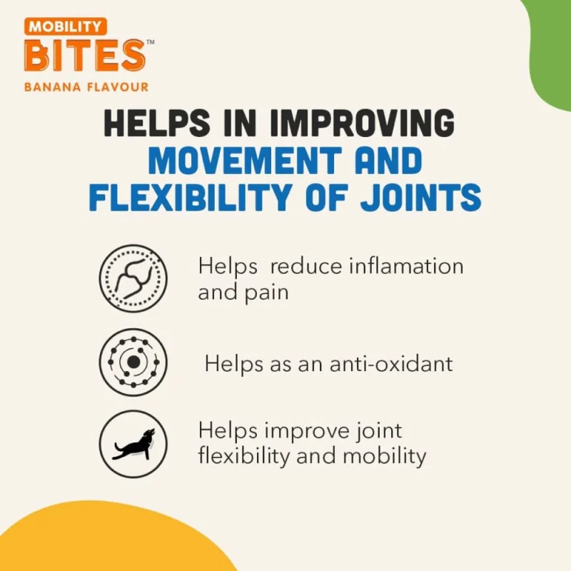 Natural Remedies Mobility Bites Chew Treats for Dogs — back view
