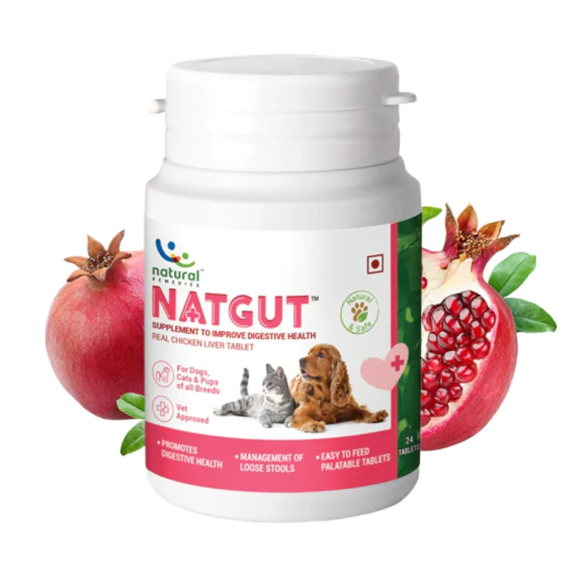 Natural Remedies Natgut Tablets For Dogs And Cats