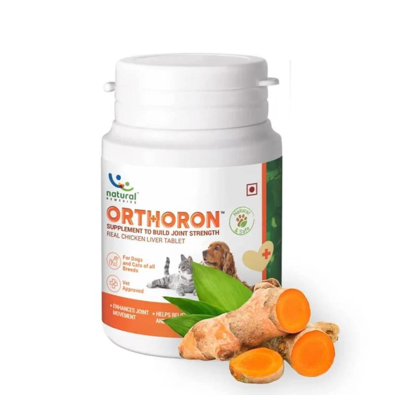 Natural Remedies Orthoron Joint Supplement Tablets For Pets
