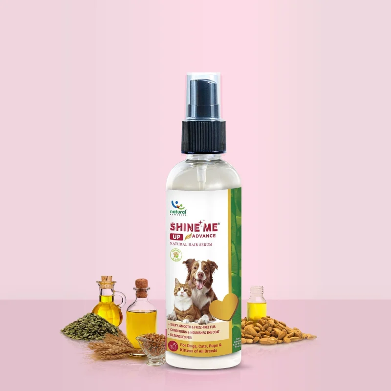 Natural Remedies Shine Me Up Advanced Hair Serum for Dogs and Cats
