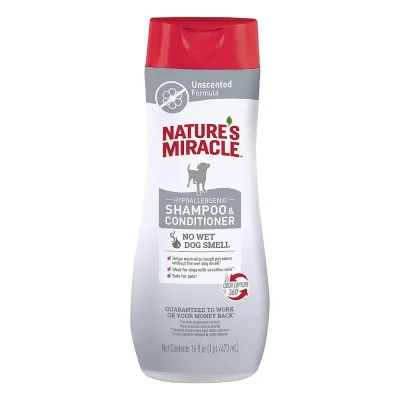 Nature's Miracle Hypoallergenic Shampoo and Conditioner for Dogs