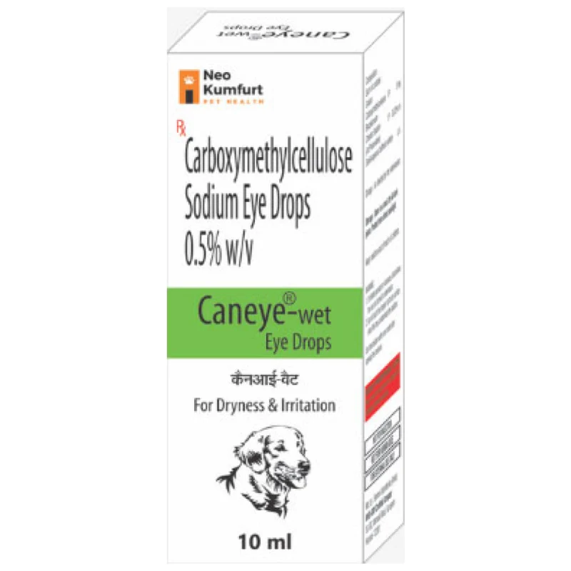 Neo Kumfurt Caneye Wet Eye Drops for Dogs and Cats — side view