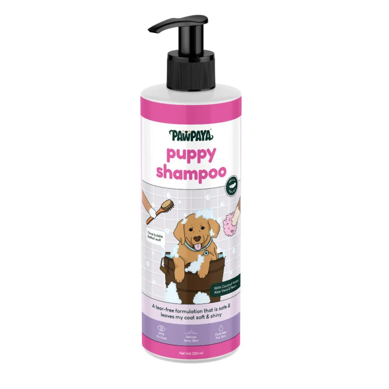 Pawpaya Puppy Shampoo for Dogs — side view