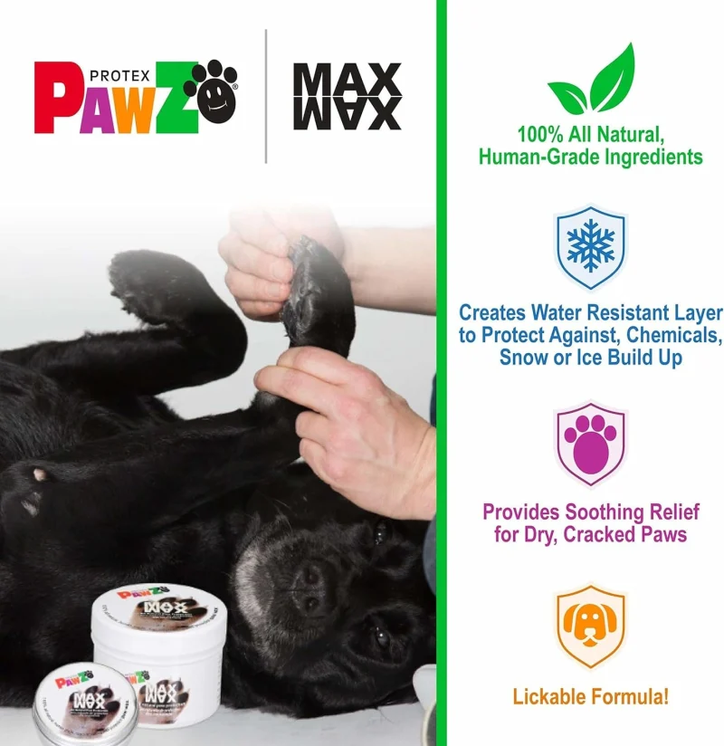 PawZ MaxWax Paw Balm for Dogs — detail shot