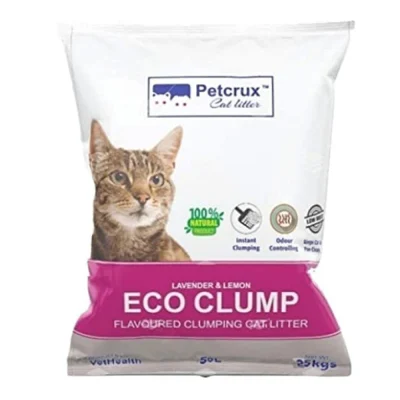 Petcrux Lavender & Lemon Scented Eco Clumping Cat Litter