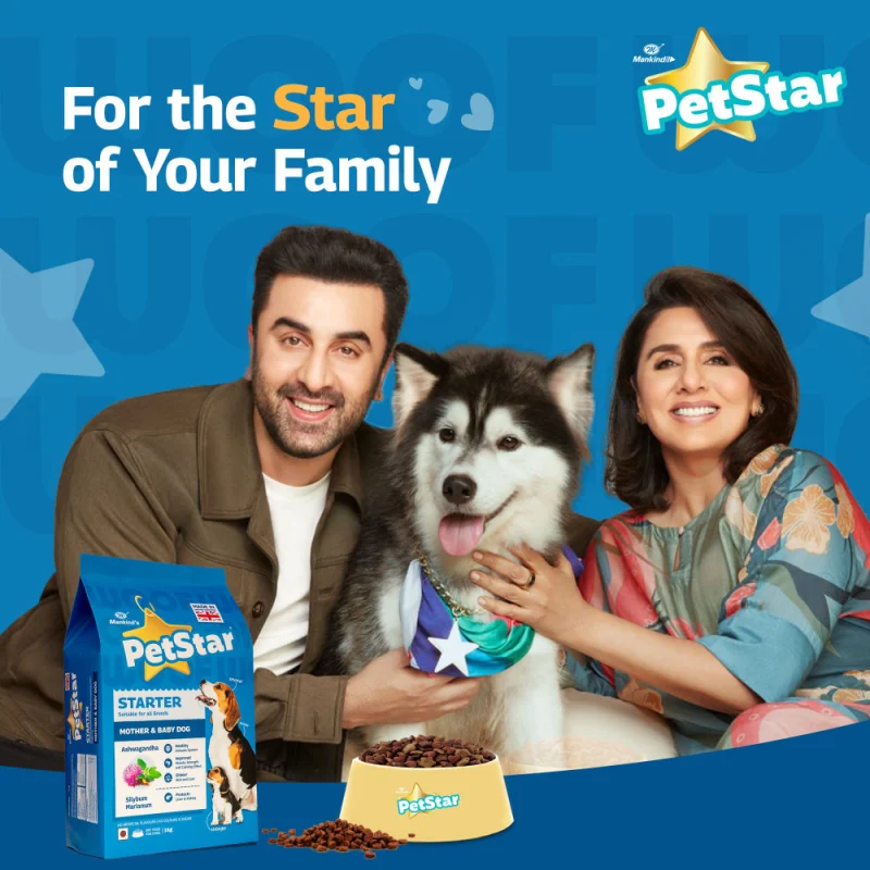 Mankind Petstar Starter Mother & Baby Dog Dry Food — side view