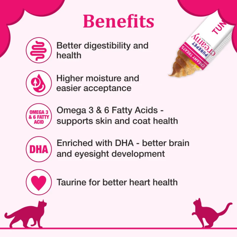 Purepet Tuna and Bonito Lickable Creamy Treats for Cats — detail shot