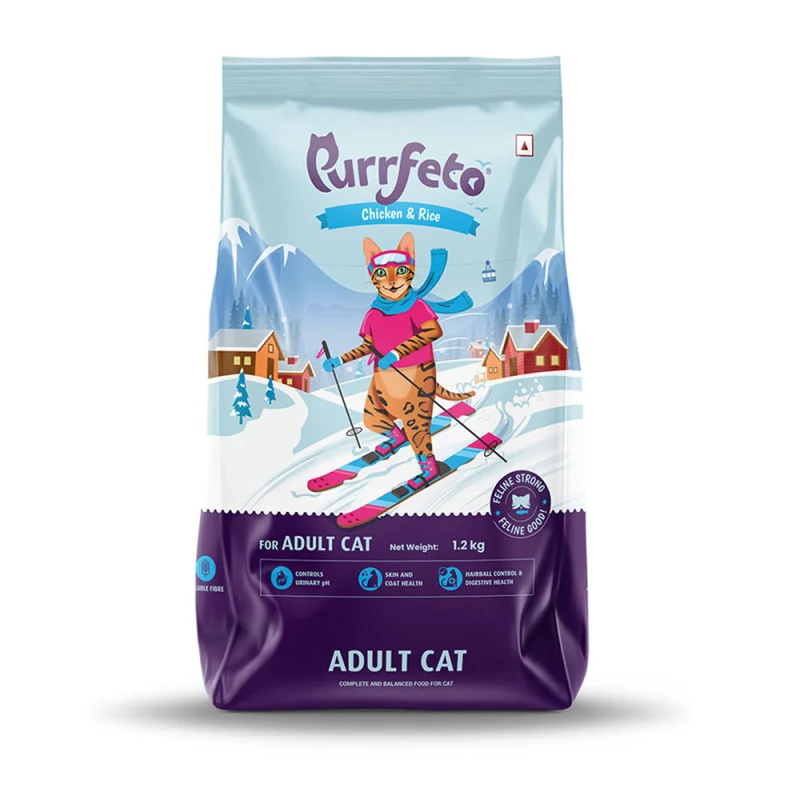 Purrfeto Chicken and Rice Adult Cat Dry Food
