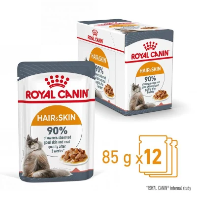 Royal Canin Hair & Skin Care Adult Gravy Cat Wet Food