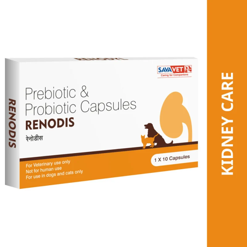 Savavet Renodis Capsules Prebiotics & Probiotics for Dogs and Cats