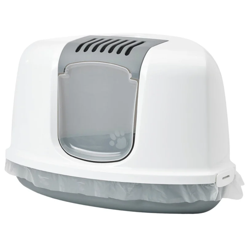 Savic Nestor Corner Toilet Home for Cats — side view