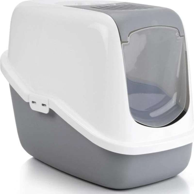 Savic Nestor Toilet Home For Cats Cold Grey