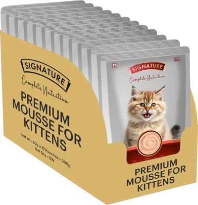 Signature Grain Zero Salmon Mousse Kitten Cat Wet Food