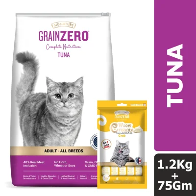 Signature Grain Zero Tuna Adult Cat Dry Food For All Breed