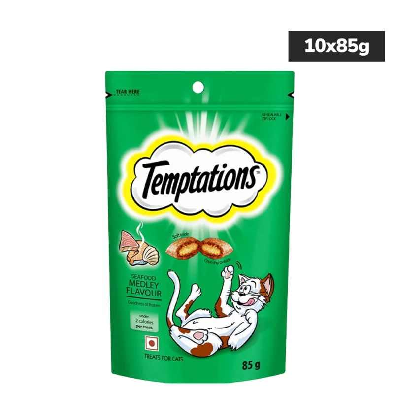 Temptations Seafood Medley Flavour Cat Treats