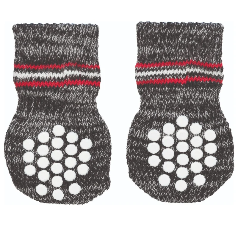 Trixie Non Slip Socks for Dogs — in use