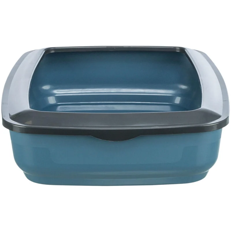 Trixie Brisko Litter Tray With Rim For Cats Blue