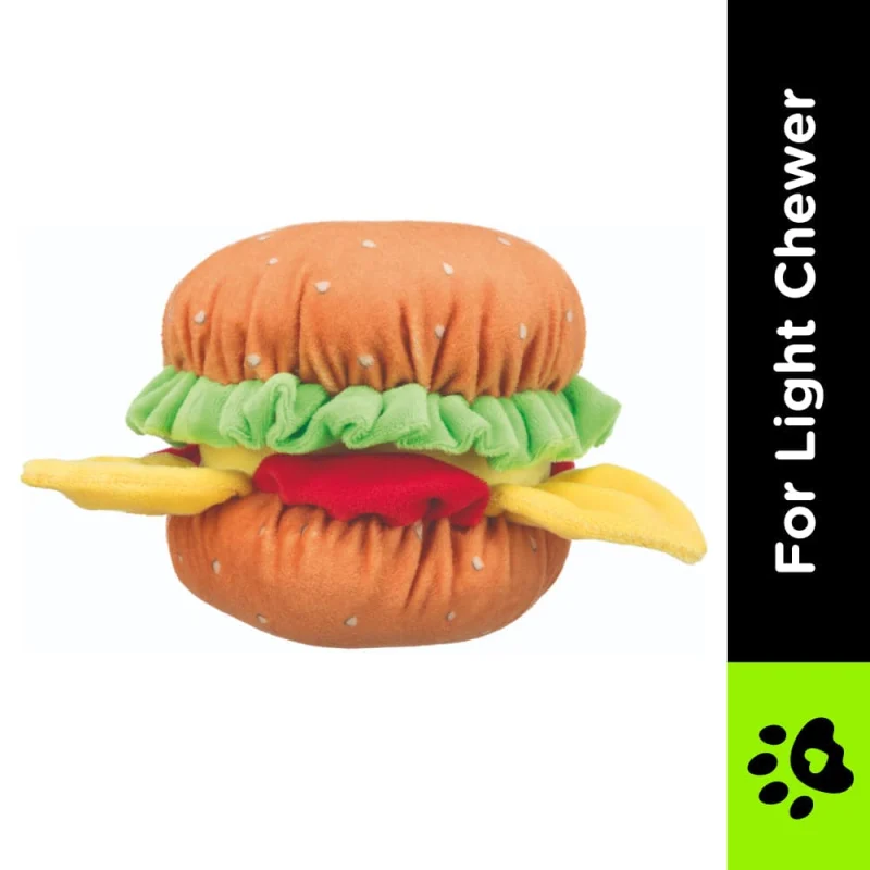 Trixie Burger Soft Toy for Dogs — side view