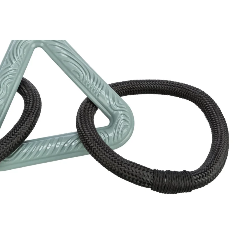 Trixie Citystyle Triangle with Rope Rings Toy for Dogs — detail shot