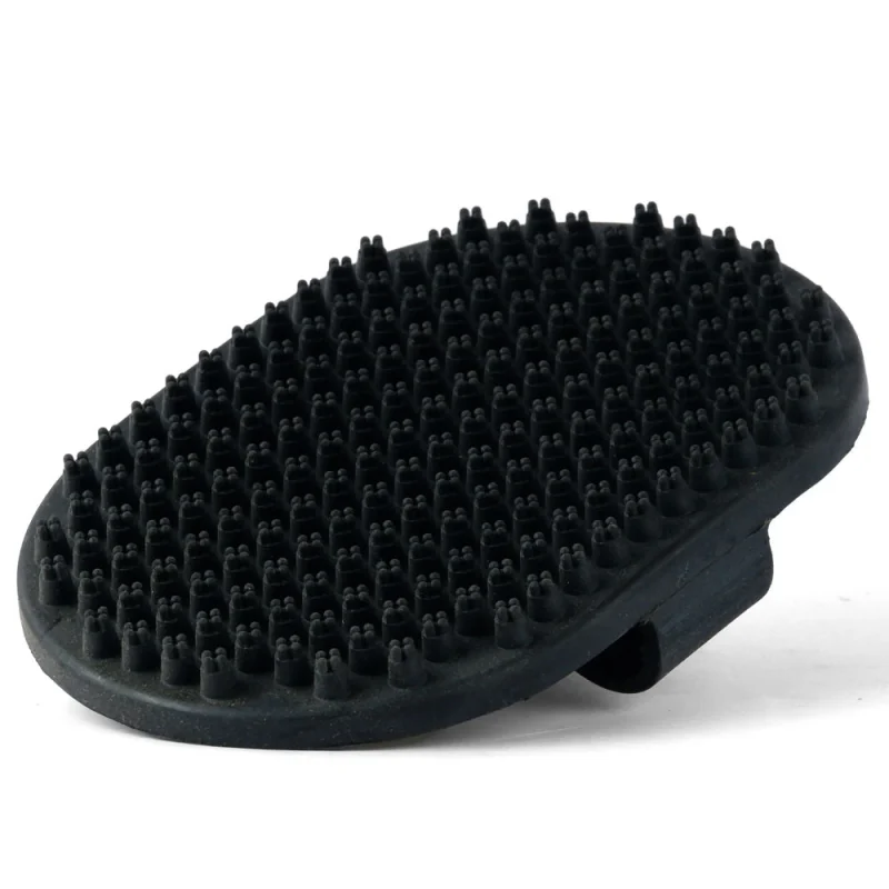 Trixie Deshedding Rubber Massage Care Brush for Dogs and Cats — side view