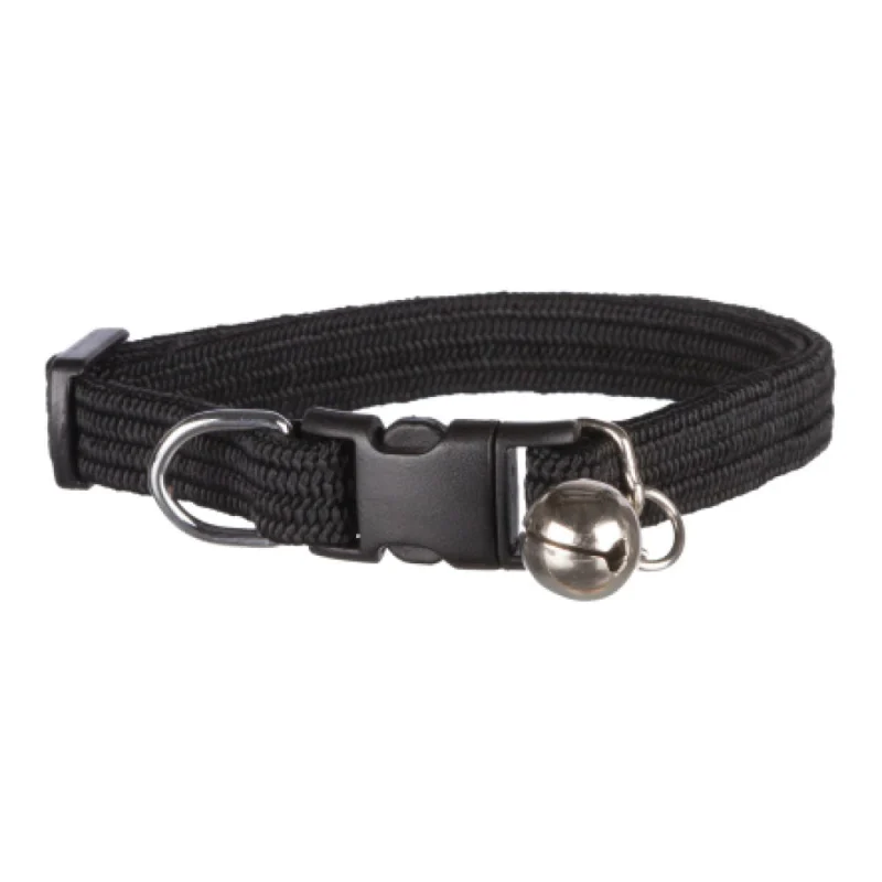 Trixie Elastic Collars With Bell For Cats Black