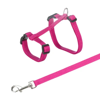 Trixie Harness With Leash For Cats Kittens Pink