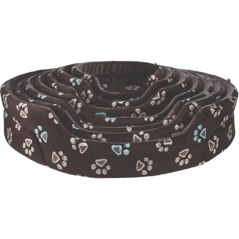 Trixie Jimmy Donut Bed Taupe for Dogs — detail shot