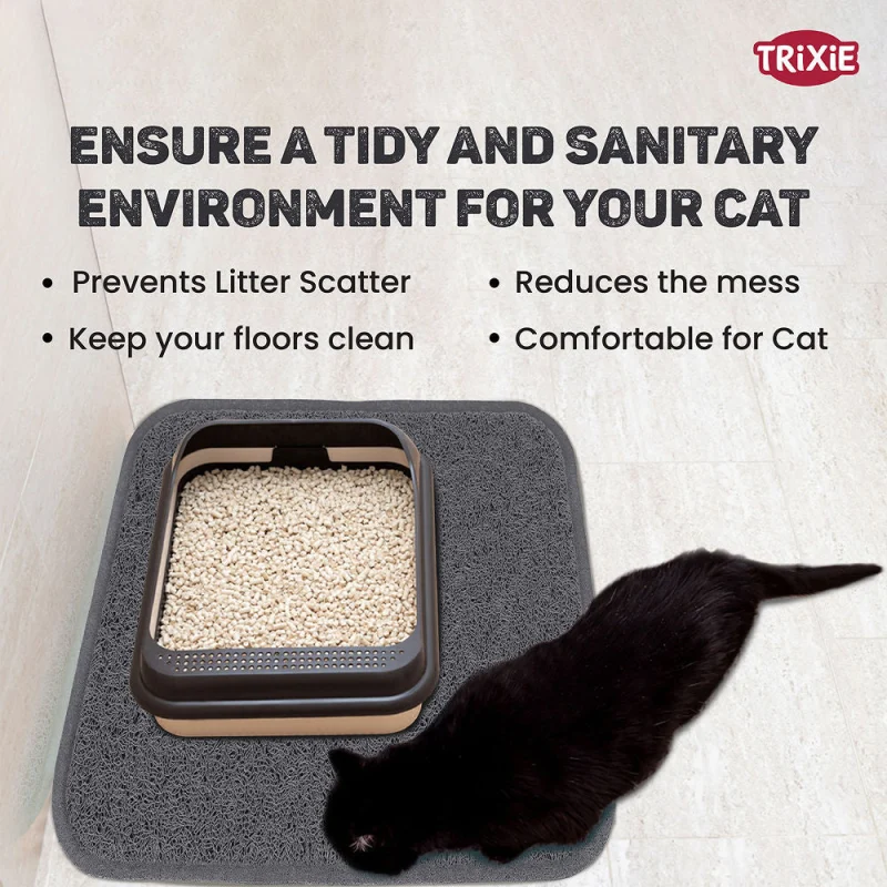 Trixie litter Tray Mat for Cats — back view
