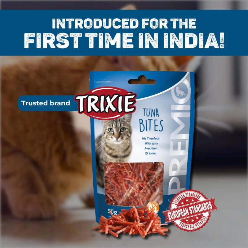 Trixie Premio Tuna Bites Cat Treats — side view