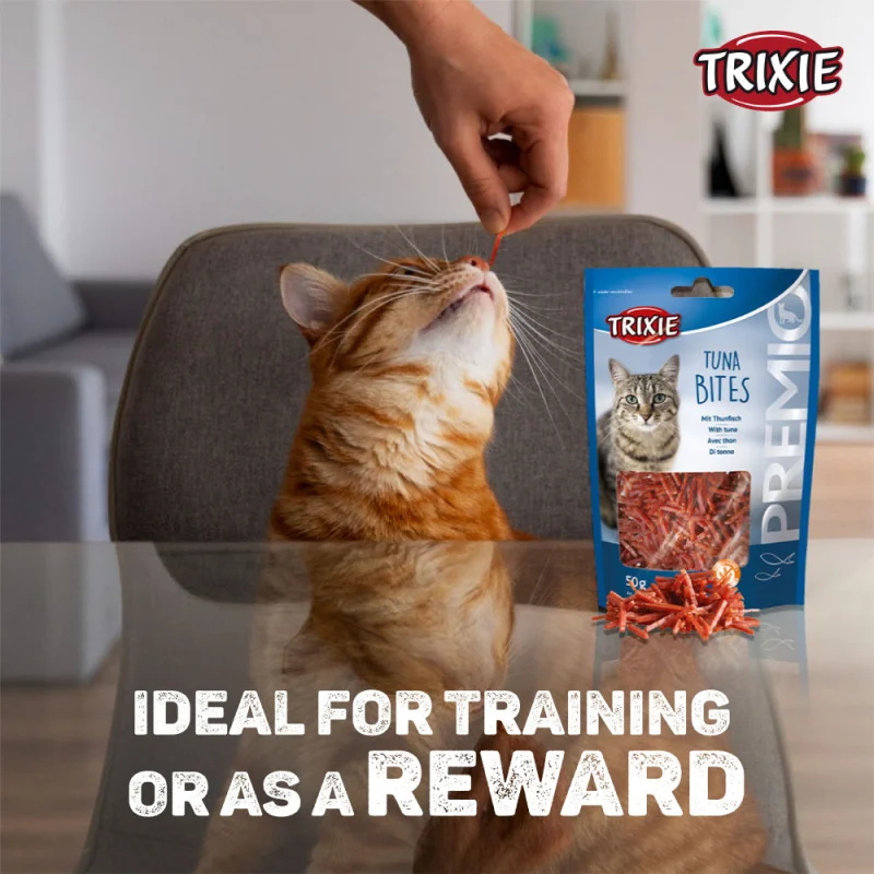 Trixie Premio Tuna Bites Cat Treats — detail shot