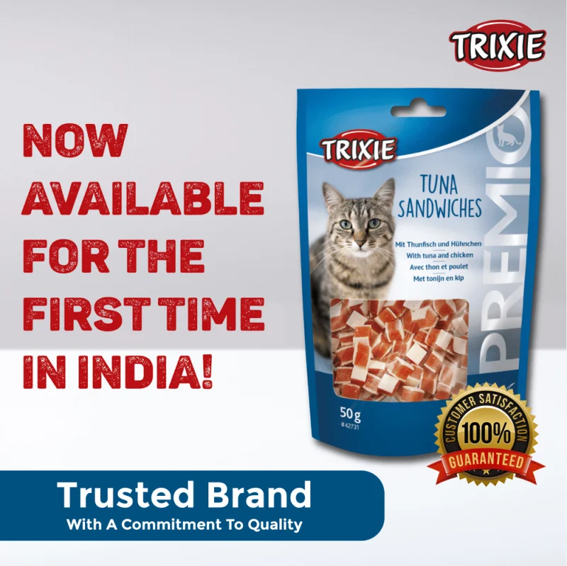 Trixie Premio Tuna Sandwiches Cat Treats — detail shot