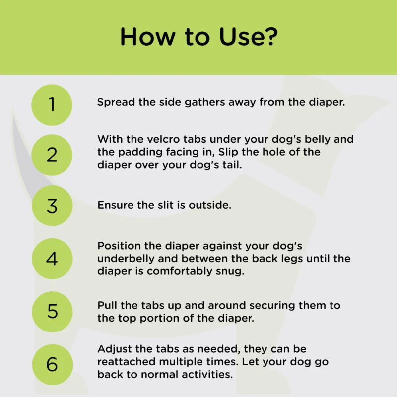 Trixie Protective Pads for Dogs — side view