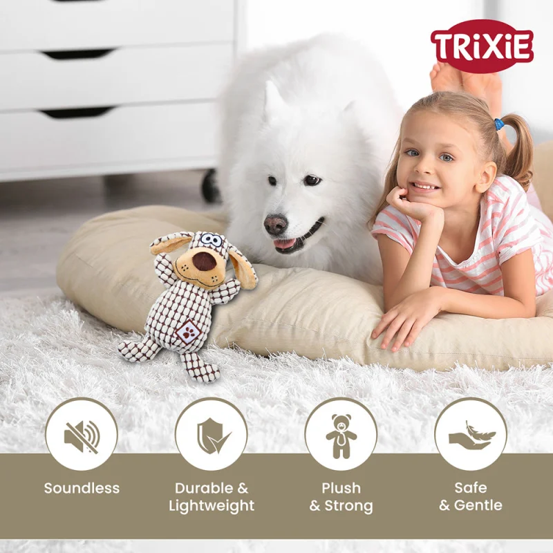 Trixie Soundless Plush Toy for Dogs — detail shot