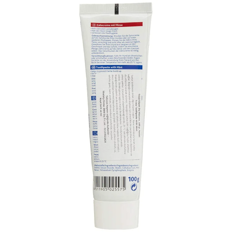 Trixie Toothpaste with Mint for Dogs — side view