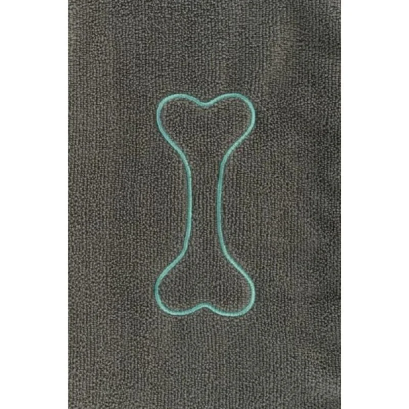 Trixie Towel with Mitt Pockets Microfibre for Dogs and Cats — detail shot