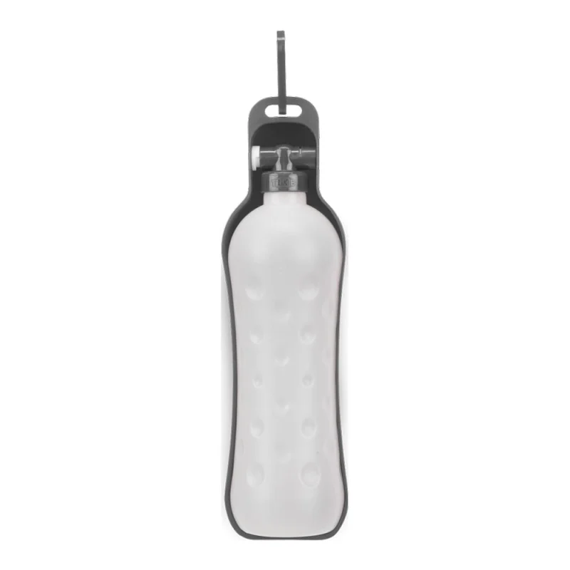 Trixie Travel Bottle with Bowl for Dogs and Cats — side view