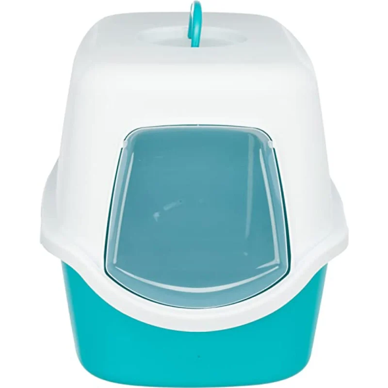 Trixie Vico Cat Litter Tray with Dome for Cats — back view