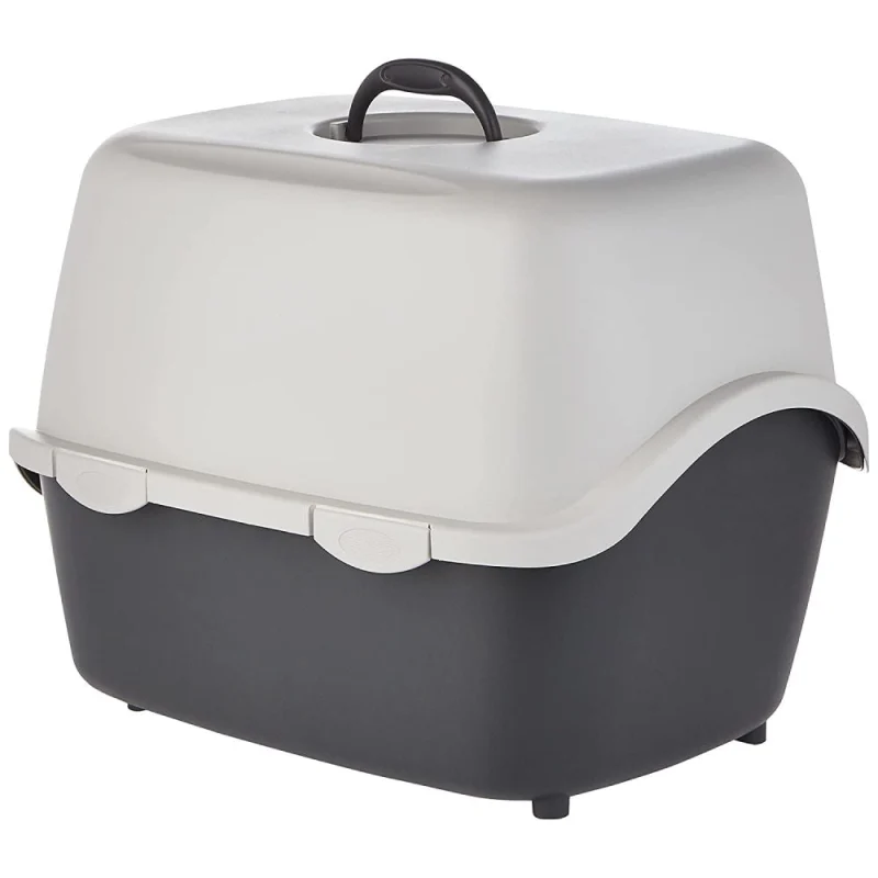 Trixie Vico Cat Litter Tray with Hood for Cats — back view