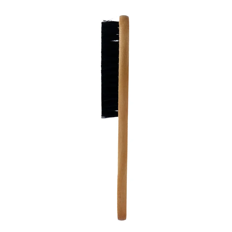 Trixie Wooden Brush with Natural Bristles for Dogs and Cats — detail shot