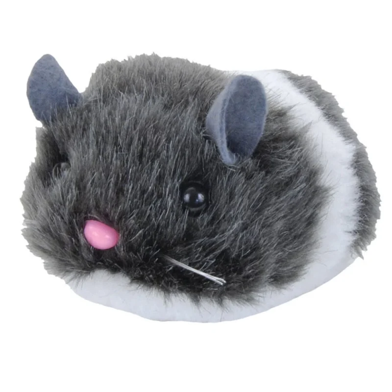 Trixie Wriggle Up Mouse Toy For Cats Grey
