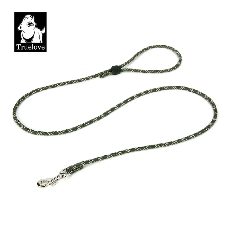 Truelove High Density Reflective Rope Webbing Leash for Dogs — side view