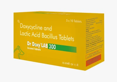 TTK Dr Doxy LAB 300mg Tablets for Dogs & Cats (Doxycycline & Lactic Acid Bacillus)