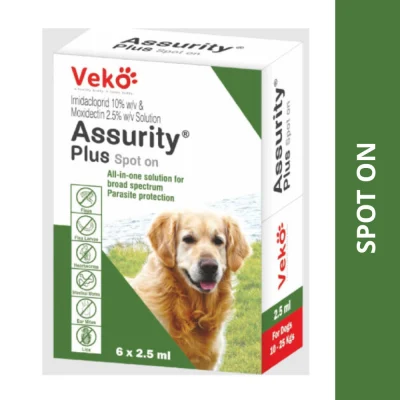 Veko Assurity Plus Tick & Flea Spot On for Dogs