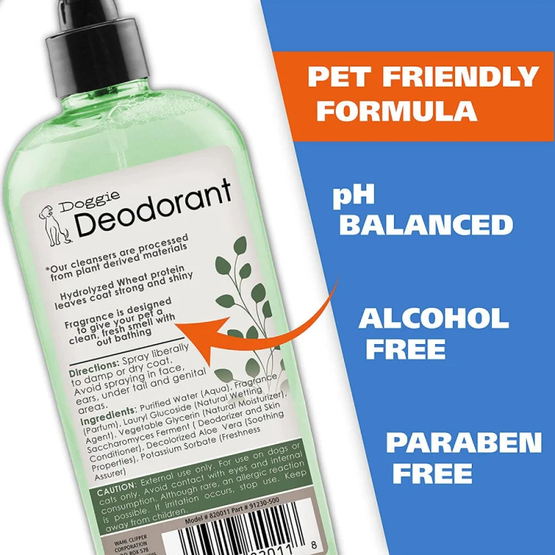 Wahl Deodorant for Dogs — back view