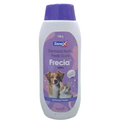 Zenex Frecia Powder (Clotrimazole Dusting Powder) for Cats and Dogs