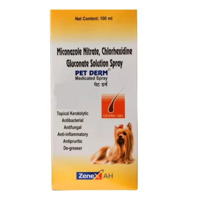 Zenex Pet Derm Spray For Dogs and Cats