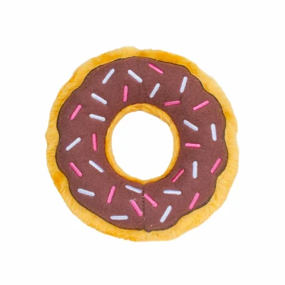 Zippy Paws Chocolate Donutz Plush Toy For Dogs