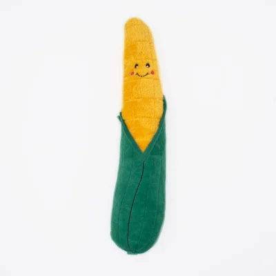 Zippy Paws Corn Jigglerz Plush Toy For Dogs