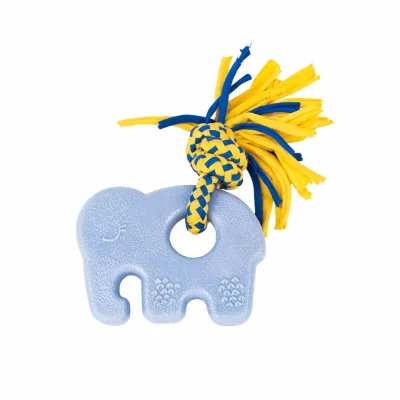 Zippy Paws Zippytuff Teether Elliot The Elephant Plush Toy For Dogs